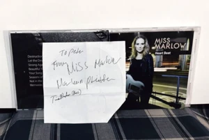 Miss Marlow - Heart Beat, 2012 CD Indie Blues Rock - Signed Autograph - Picture 1 of 2