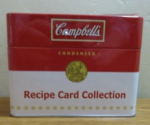 Campbells Recipe Card Collection Tin and Recipes NWT - Picture 1 of 6