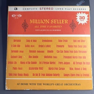 Million Seller Favorites/30 Hits/Somerset-SF-310 World's Great Orchestras 3 LPS - Picture 1 of 15