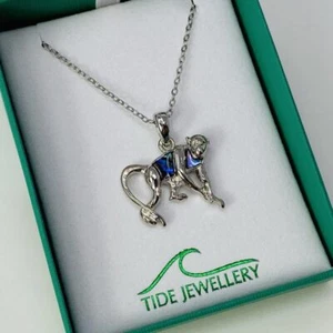 Monkey Paua Shell Necklace Pendant Abalone Tide Jewellery Gift Box - Picture 1 of 5