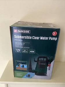 Parkside Submersible Clear Water Pump Durable 400W Motor Draining PTPK 400 B1 - Picture 1 of 8