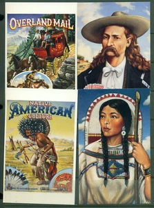 Juego de 20 postales de USPS como nuevo - números de leyendas del oeste - Imagen 1 de 3