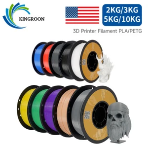 3D Printer PLA PETG 1.75mm Filament 2/3/5/10KG FDM Bundles Spools Multicolor 1KG - Picture 1 of 22