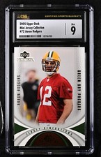 2005 Upper Deck~ Mini-Jersey Collection~AARON RODGERS #72~ CSG-9~Greenbay Packer