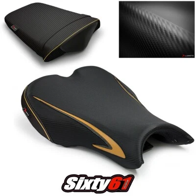 Triumph Daytona 675 Seat Cover 2006 2007 2008 2009 2010 2011 2012 Luimoto Gold - Imagem 1 de 4