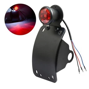 LED Curved 1" Axle License Plate Tail light harley sporster softail dyna glide - Picture 1 of 5