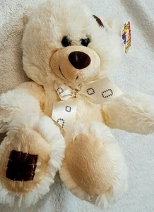 Peluche Orso Orsetto Tobia's Bianco Originale Tobia Giochi Morbidissimo 25cm - Picture 1 of 5