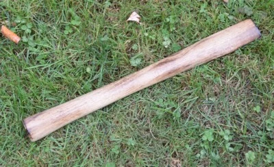 Sillín de doble broca HICKORY 16" hacha de crucero MANGO DE HACHA disparado lacado Foto 1 de 4