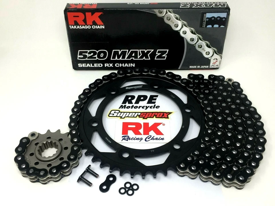 Honda CBR1000rr 2006-07 RK MAX Z 520 RX-Ring PREMIUM Cadena y Piñones SS Kit  Foto 1 de 4