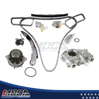 Timing Chain Water Oil Pump Kit for 2005-2019 Nissan Frontier Pathfinder VQ40DE - Image 1 of 4