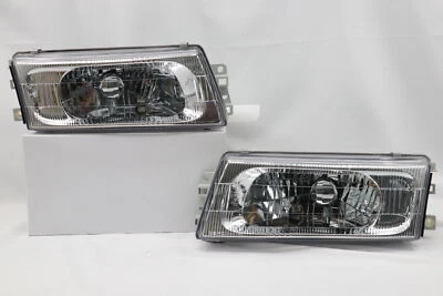 1998 1999 2000 2001 Mitsubishi Lancer Evo 5 6 Chrome Headlights set 98~00 - Image 1 of 4