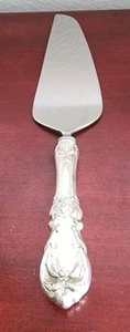 REED & BARTON MIRRORSTELE STERLINGSILBER GRIFF STAHLKLINGE KUCHENMESSER - Bild 1 von 8
