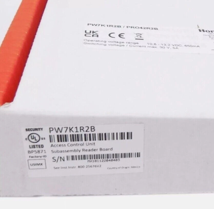 Honeywell PW7K1R2B PW-7000 Series Dual Reader Module Panel