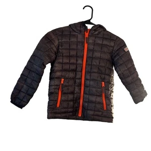 FREE COUNTRY Kids Hooded Puffer Jacket Size 7 Wind Resistant Warm & Lightweight - Picture 1 of 10