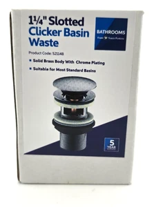 iflo Schlitz Clicker Waschbecken Ablauf 1 1/4 Zoll / NEU - Bild 1 von 1