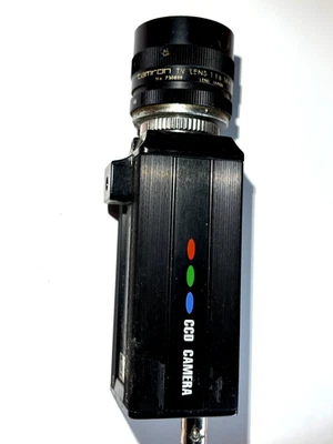 TELI CCD CCTV COLOR CAMERA  TAMRON TV LENS 1:1:8 16mm NO. 730899 - Image 1 of 4