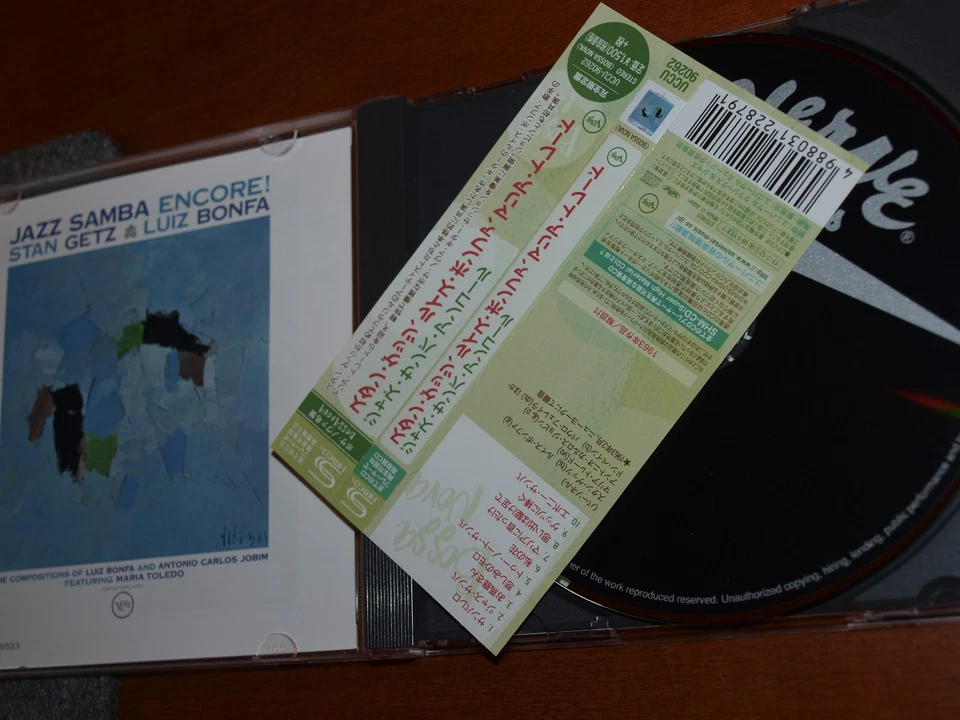 Stan Getz & Luiz Bonfa - Jazz Samba Encore! 1963 Japan SHM CD Maria Toledo VERVE - Bild 1 von 1