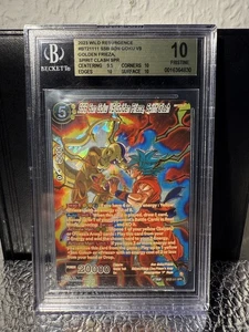 WILD RESURGENCE #BT21 111 SSB SON GOKU VS GOLDEN FRIEZA, SPIRIT CLASH SPR BGS 10 - Imagen 1 de 1