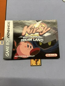 Kirby's Nightmare in Dream Land (Nintendo Gameboy Advance, 2002) Anleitung. - Bild 1 von 4