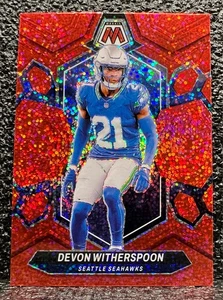 2024 Panini Mosaic Football Red Sparkle - 202 Devon Witherspoon - Picture 1 of 2