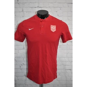 Camiseta Nike Henley Hombre Talla Pequeña Equipo EE. UU. Fútbol Rendimiento Mezcla Algodón - Imagen 1 de 6