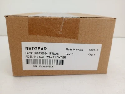 NetGear Router New in Box B99755044-1FRNAS 03/2015 ADSL 11N Gateway Frontier - Image 1 of 4