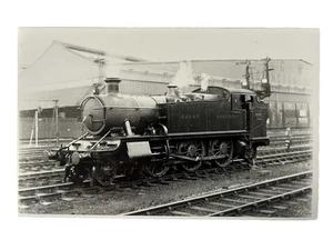 Locomotora Great Western Railway 6104 @ Paddington Londres 1931 foto en blanco y negro - Imagen 1 de 3