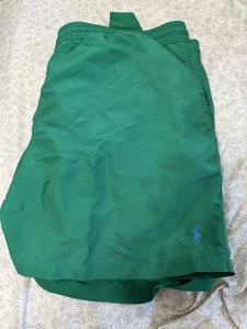 Traje de baño Polo Ralph Lauren para hombre talla XL verde azul buen estado - Imagen 1 de 4