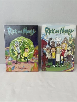 Rick and Morty Season 1 & Season 2 DVD - New - Sealed - Image 1 of 4