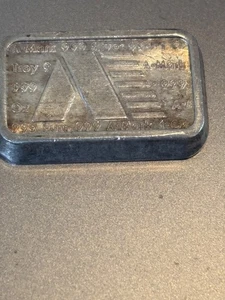 Vintage 1981 USVI Ingot A-Mark 1-oz .999 Silver Bar - Picture 1 of 5