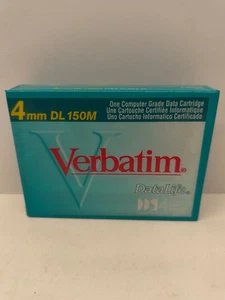 NEW 1/PK Verbatim DL-150M DDS-4 4mm 20GB part #93829 - Afbeelding 1 van 4