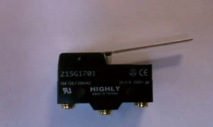 SNAP ACTION MOMENTARY SWITCH Z15G1701 LONG LEVER - Picture 1 of 1