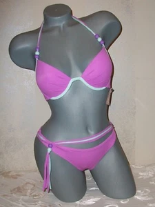  NWT Victoria Secret 32C S Fabulous Embellished Swimsuit Itsy Bikini  - Foto 1 di 9