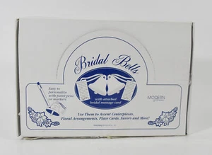 1 Box Hirschberg Schultz & Co. Bridal Bells for Wedding Favors = 24 Bells - Picture 1 of 5