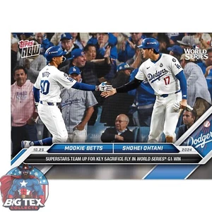 2024 Topps Now Los Angeles Dodgers Mookie Betts Shohei Ohtani #865 - Picture 1 of 2