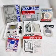 Nintendo Game Boy DMG-01 Original 4-Person Adapter Rare Set 1989 Tested JP w/Box