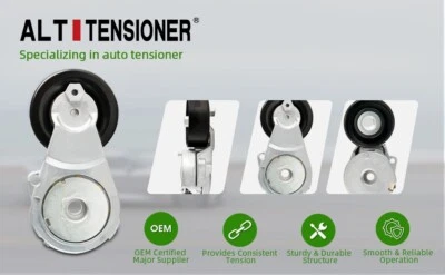 ALT TENSIONER Belt Tensioner For Nissan Cube Sentra Versa TIIDA NV200 39162 - Image 1 of 4