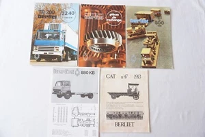 Berliet Truck Lorry Sales Catalogue Publicity Brochure Set - Picture 1 of 10