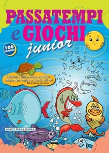 Passatempi e Giochi Junior, Labirinti, Sudoku, Sequenze, Logica, 100 Pagine - Bild 1 von 1
