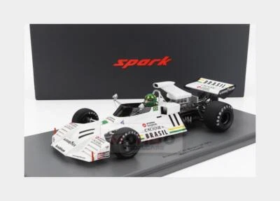1:18 SPARK Brabham F1 Bt42 #11 Monaco Gp 1973 Fittipaldi With Showcase 18S543 - Immagine 1 di 2