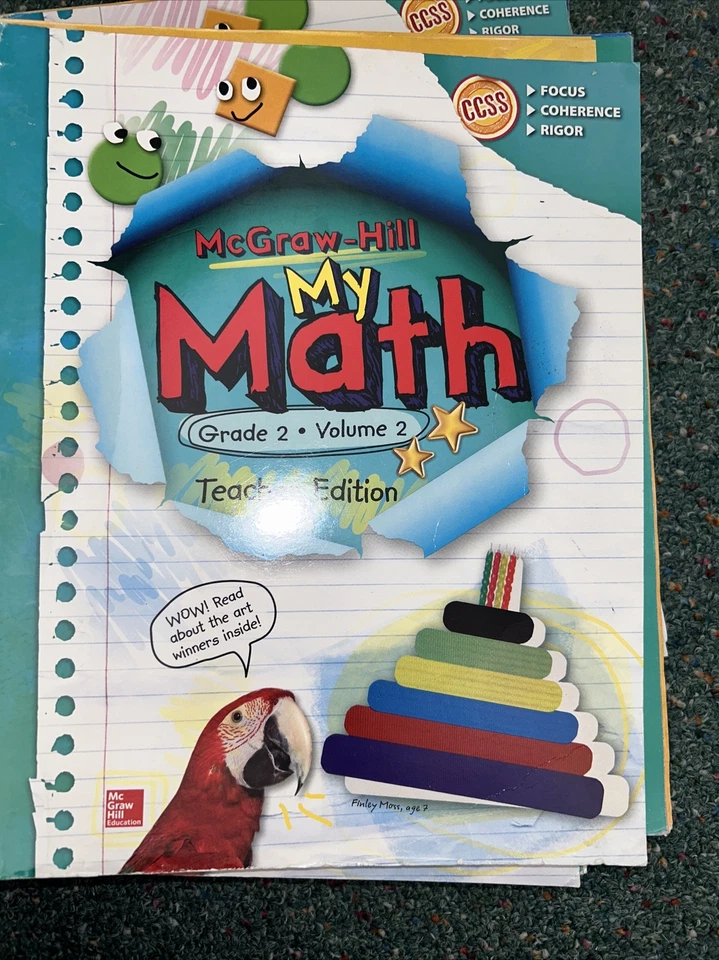 2nd - MY MATH - TEACHER'S EDITION (Vol. 2)  (2014, McGraw-Hill) - Image 1 of 1