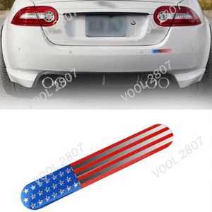 6" x 1" 3D American Flag Emblem Metal Sticker Badge Decal Decor Cars & Trucks - Picture 1 of 29