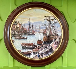 Poole Pottery ~Whitby by Kevin Platt ~Famous Fishing Villages ~ Plate No:~ 148A - Picture 1 of 2