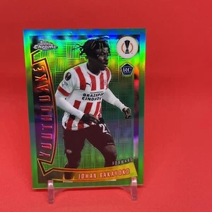 22-23 Topps Cromo UCC Johan Bakayoko RC Youthquake Verde/99 - Imagen 1 de 9