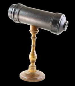 KALÉIDOSCOPE  noir sur pied circa 1860     /  Magic lantern - Imagen 1 de 13