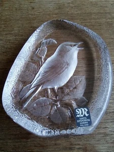 MATS JONASSON Bird Paperweight - Picture 1 of 4
