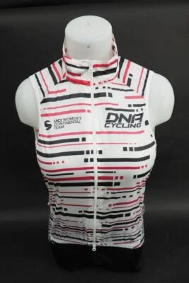 NEW! DNA UCI Team Cycling Wind Vest Women's XXS White/Pink - Image 1 of 4