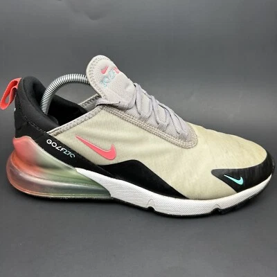 Nike Air Max 270 G South Beach Hot Punch Grey Golf Shoes CK6483-024 Men’s Size 9 - Image 1 of 4