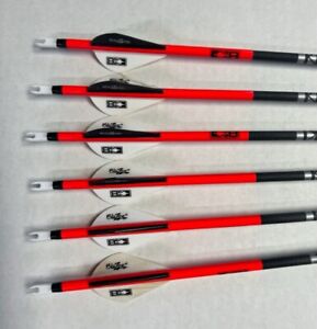 1/2 dz Victory 3DHV arrows 500 spine 24" fletched used