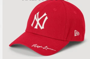 Polo Ralph Lauren x New Era NY Yankees Red White Limited Ed Baseball Hat Cap NWT - Picture 1 of 3